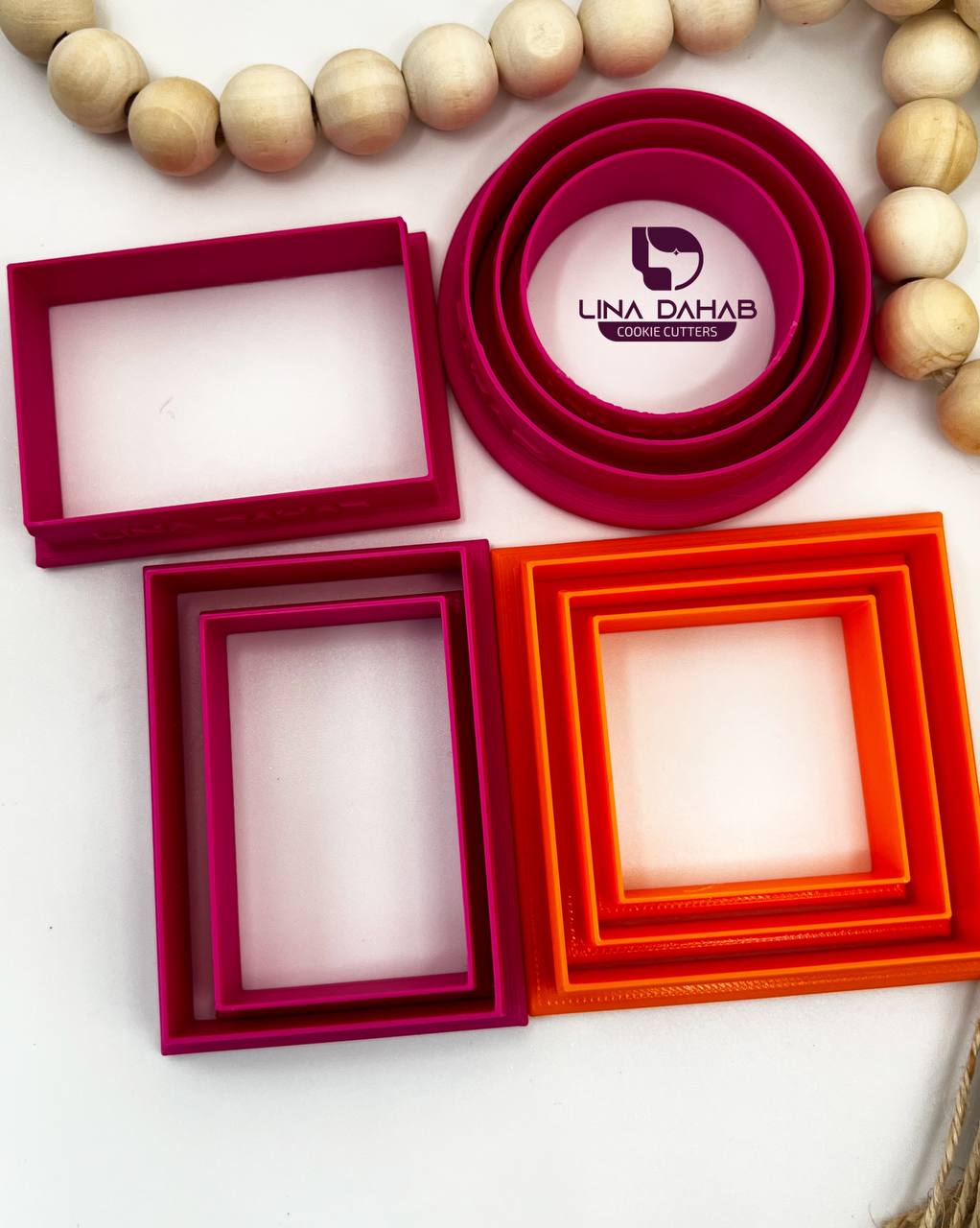 set of 3 round cutters / مجموعة قطاعات دائرية مكونة من ثلاث قطع