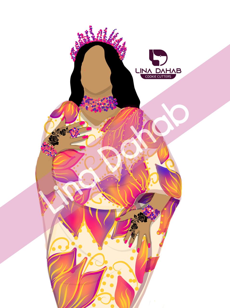 مجموعة كونة من ثلاثة ثيمات رقيص عروس / قطاعات كوكيز مع صور مماثلة