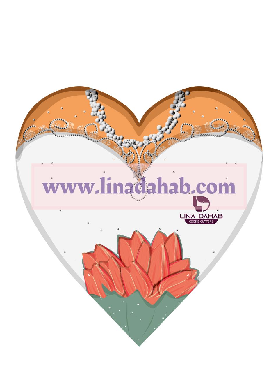 قطاعة كوكيز قلب على شكل بدلة عريس مع صورة مماثلة