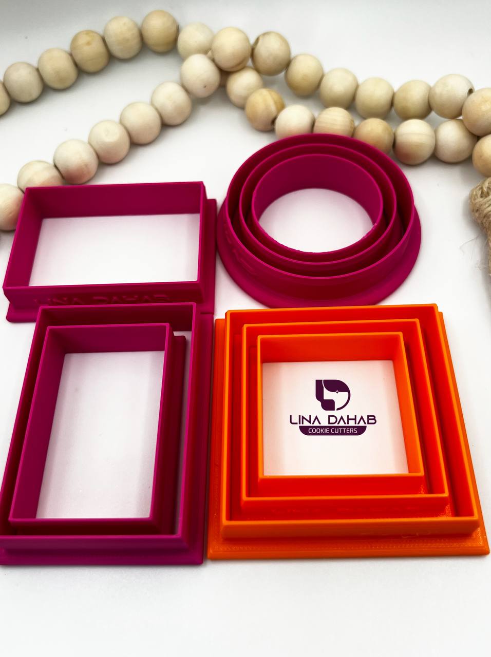 set of 3 rectangular cutters / مجموعة قطاعات مستطيلة مكونة من ثلاث قطع