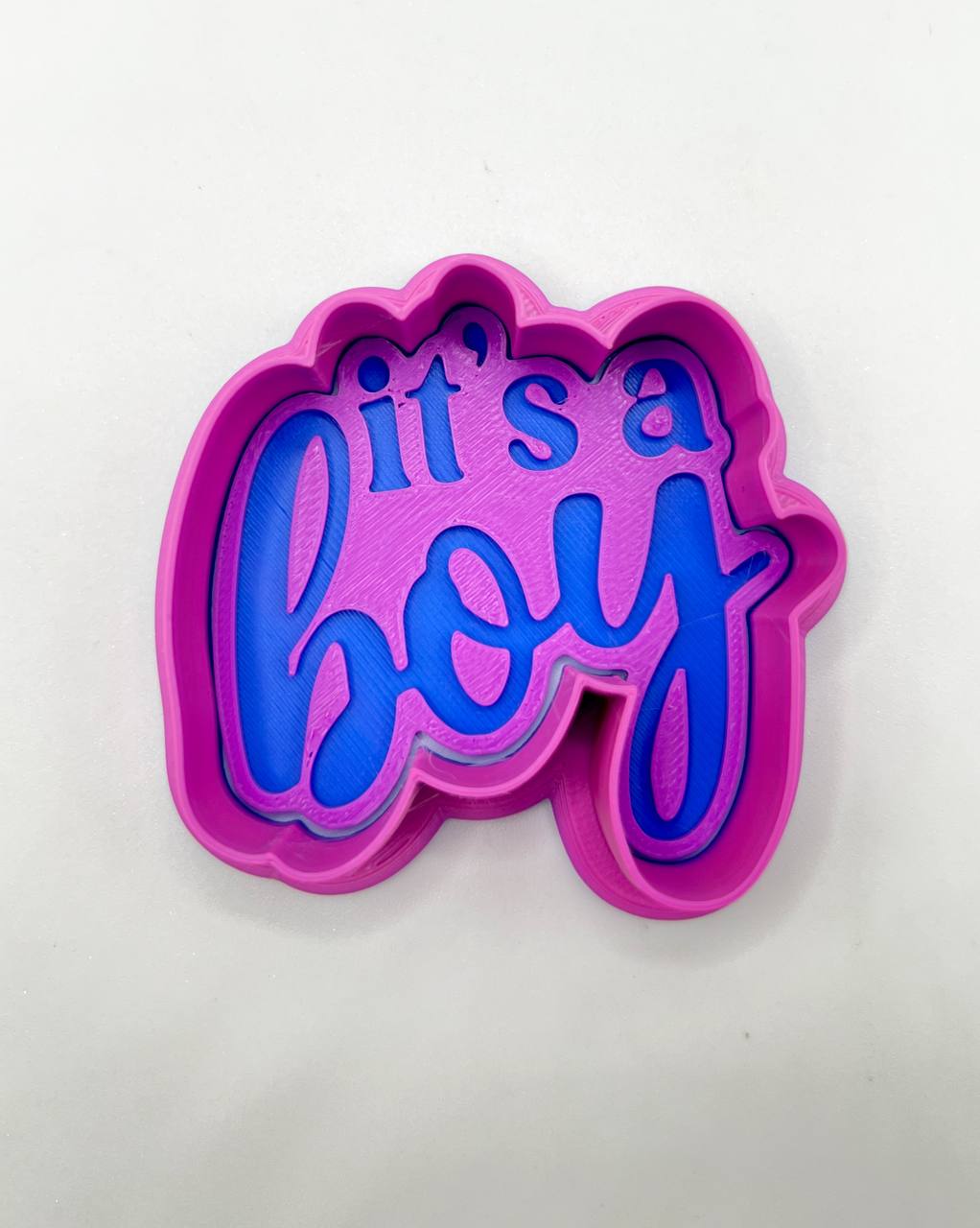 it's a boy cookie cutter+stamp