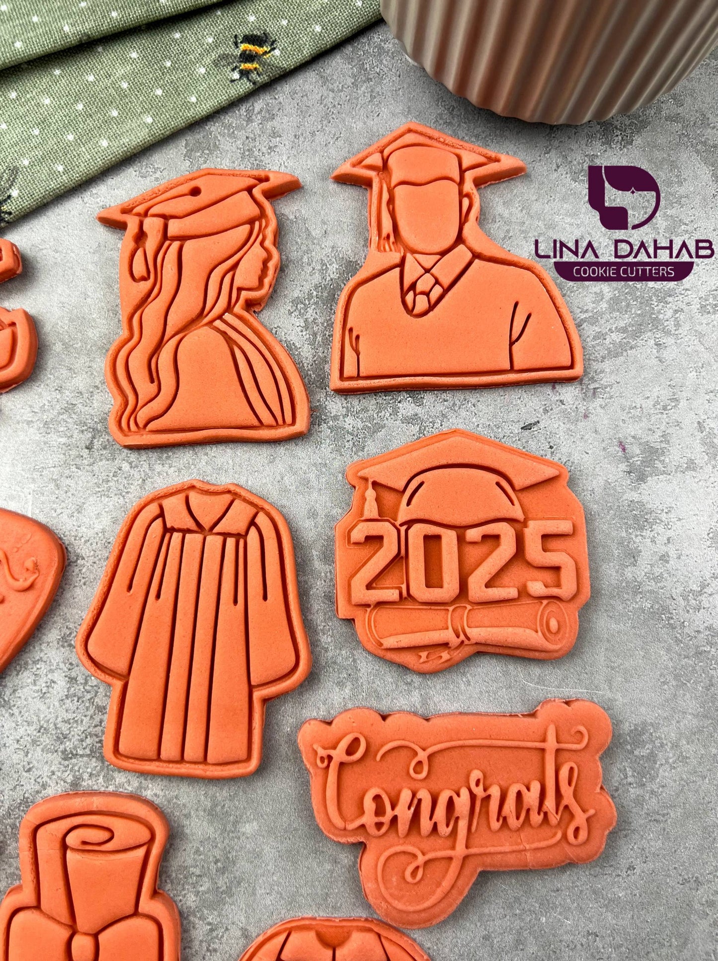 قطاعه مع ختم قبعة تخرج 2025
