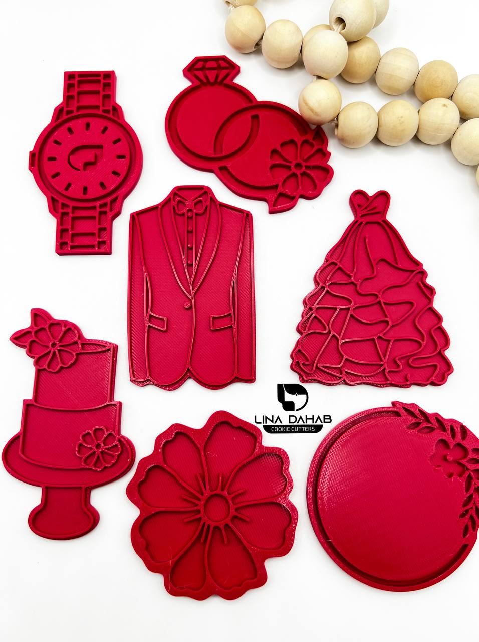 قطاعة كوكيز مع ختم ساعة دهب من مجموعة لينة دهب لقطاعات الكوكيز