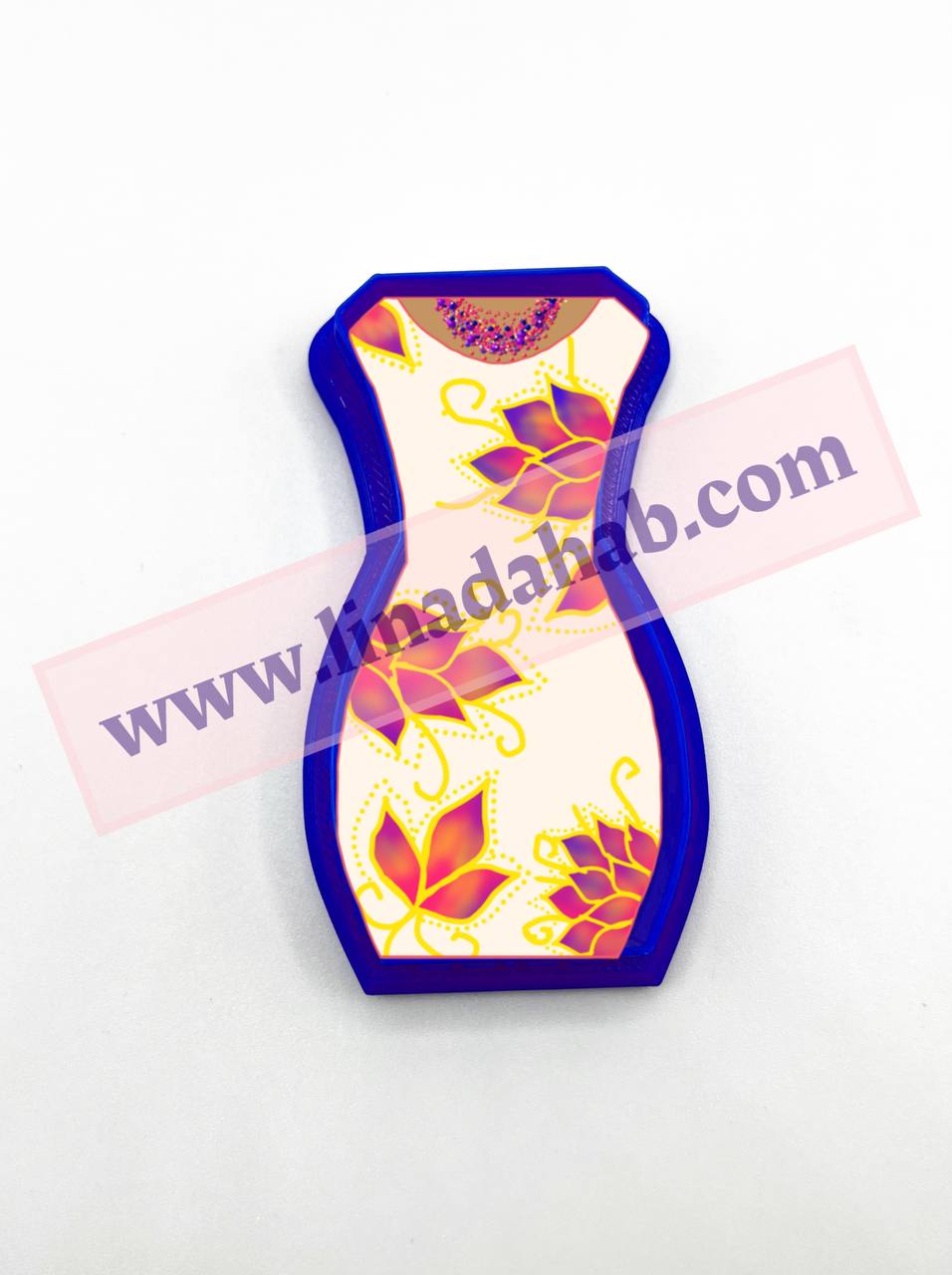 قطاعة كوكيز مع صورة مماثلة بشكل فستان عروس