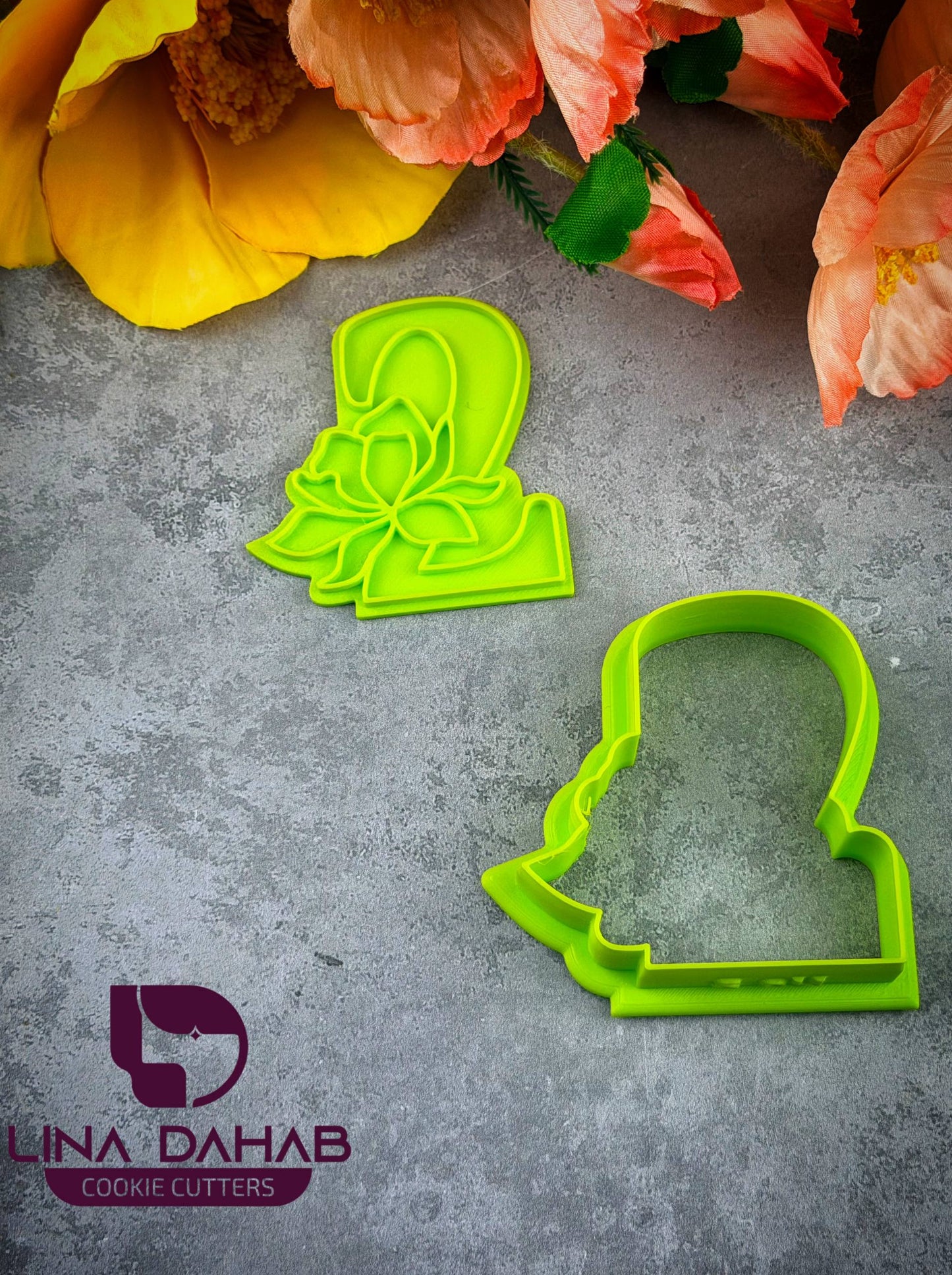 Number Two Cookie Cutter With Stamp