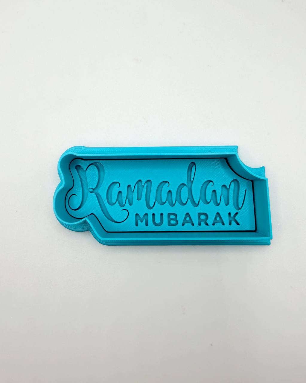 Ramadan Mubarak cookie cutter and stamp