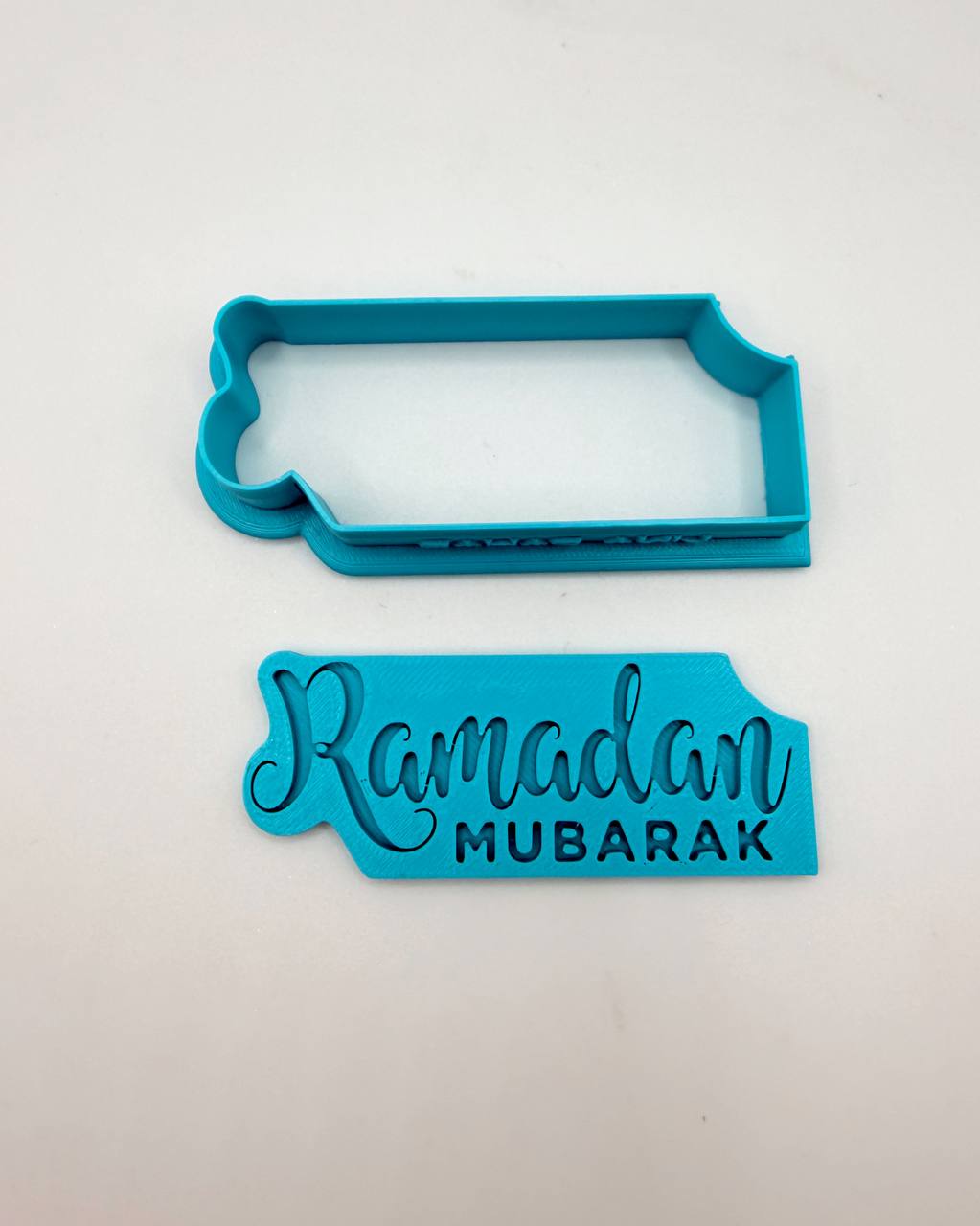 Ramadan Mubarak cookie cutter and stamp