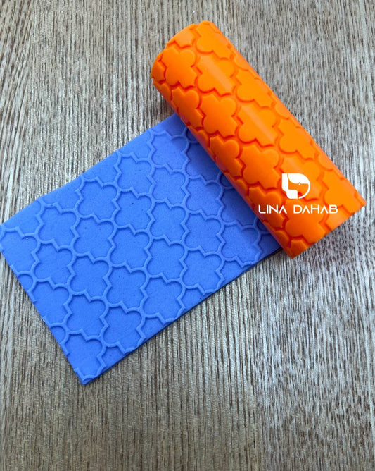 TEXTURE ROLLER FOR POLYMER CLAY AND FONDANT

رولة لعمل ملمس في عجينة السكر و البوليمر كلاي