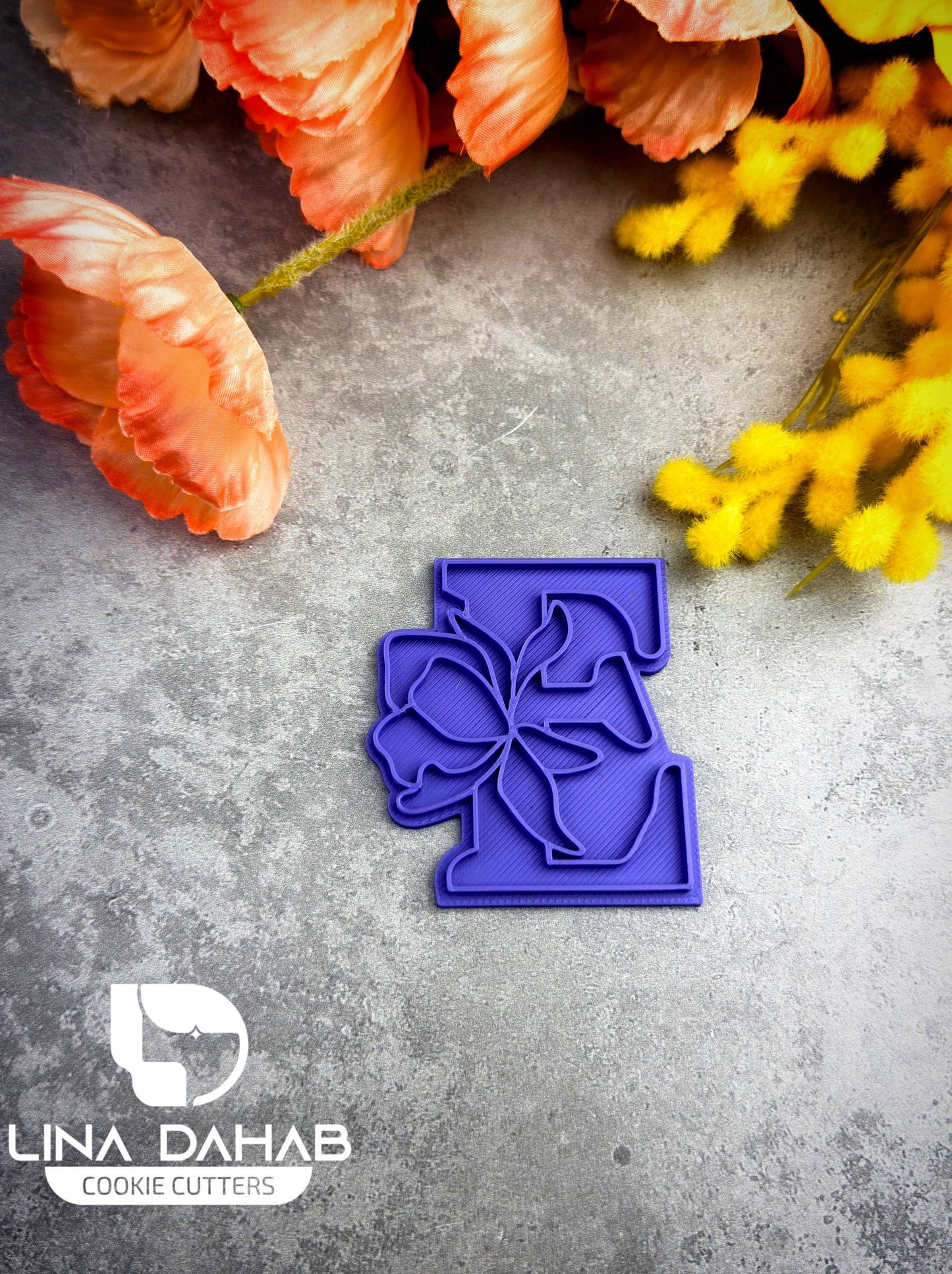 Letter E Cookie Cutter With Stamp
