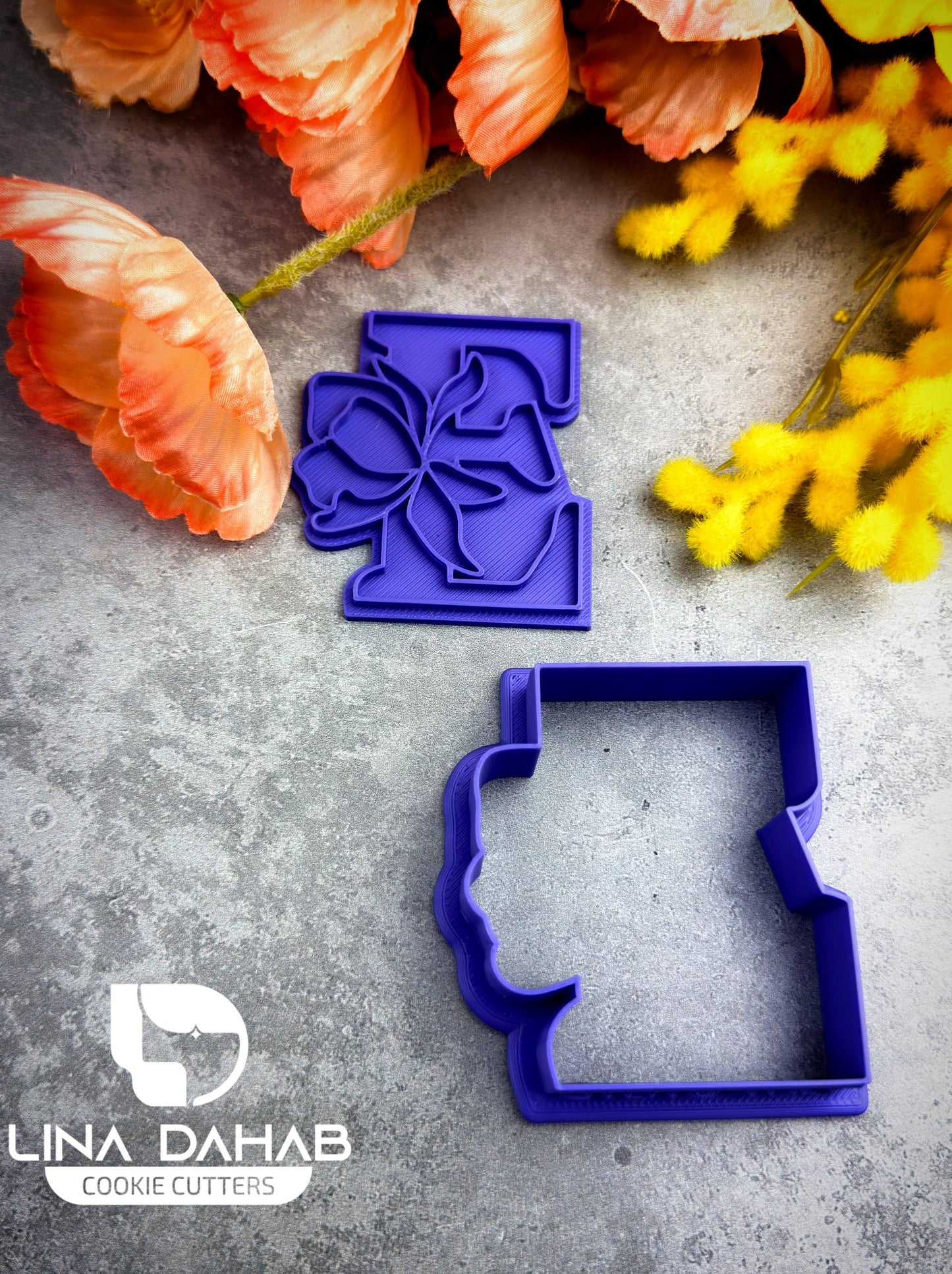 Letter E Cookie Cutter With Stamp