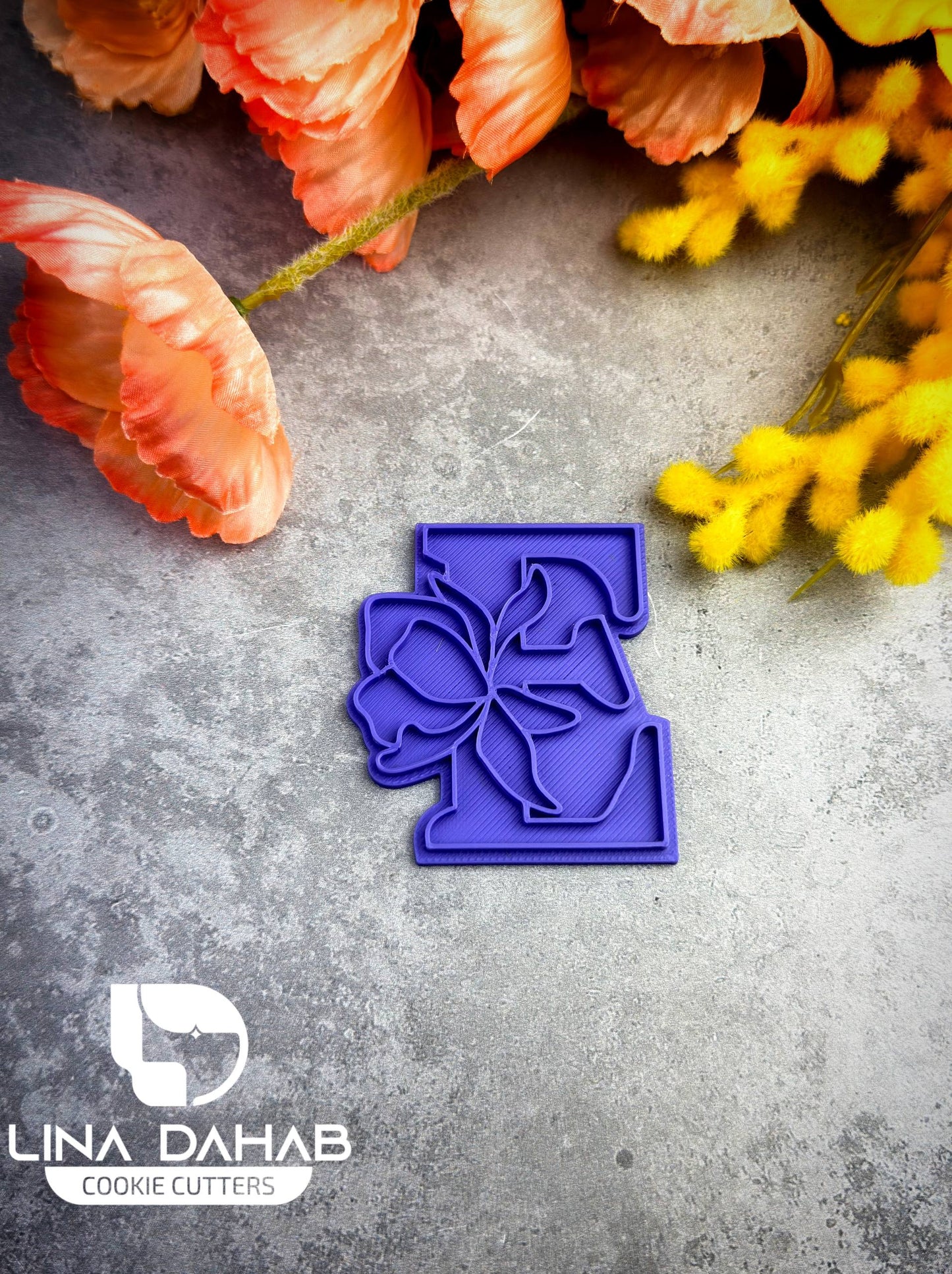 Letter E Cookie Cutter With Stamp