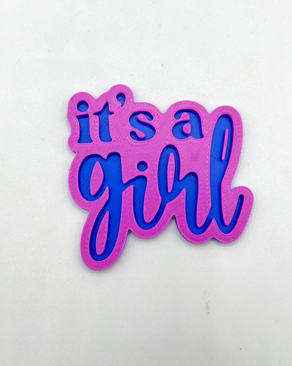 it's a girl cookie cutter+stamp