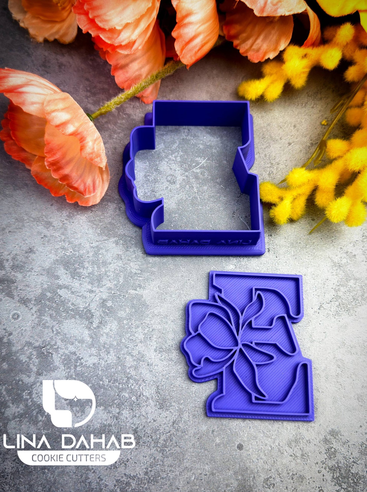 Letter E Cookie Cutter With Stamp