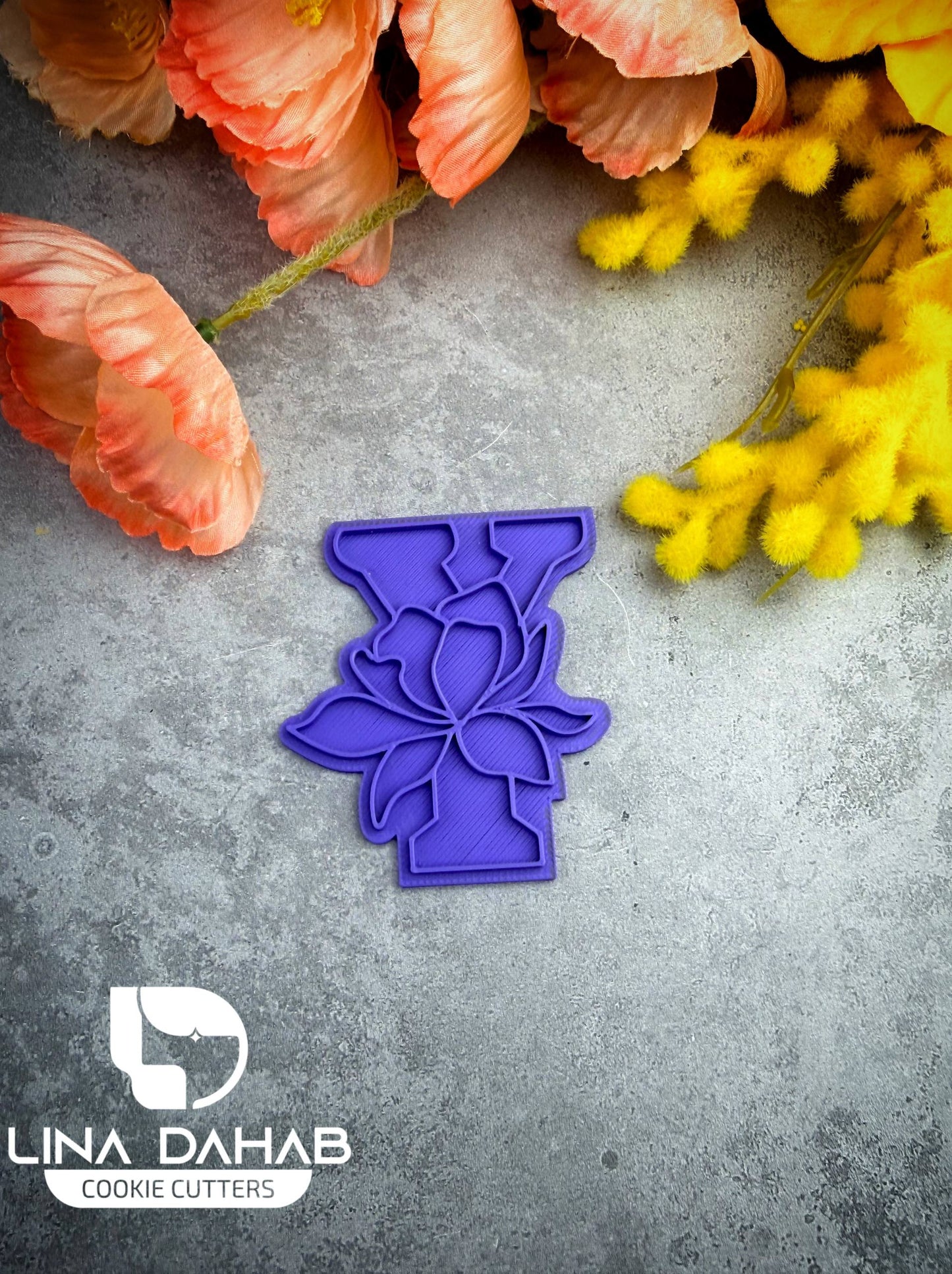 Letter Y Cookie Cutter With Stamp