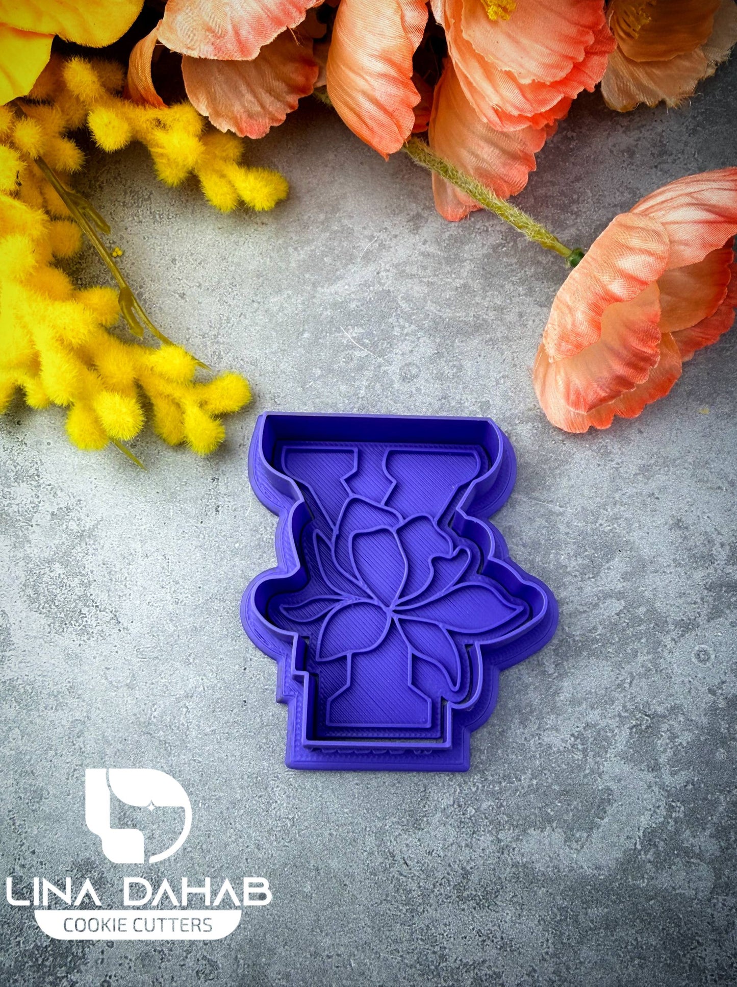 Letter Y Cookie Cutter With Stamp