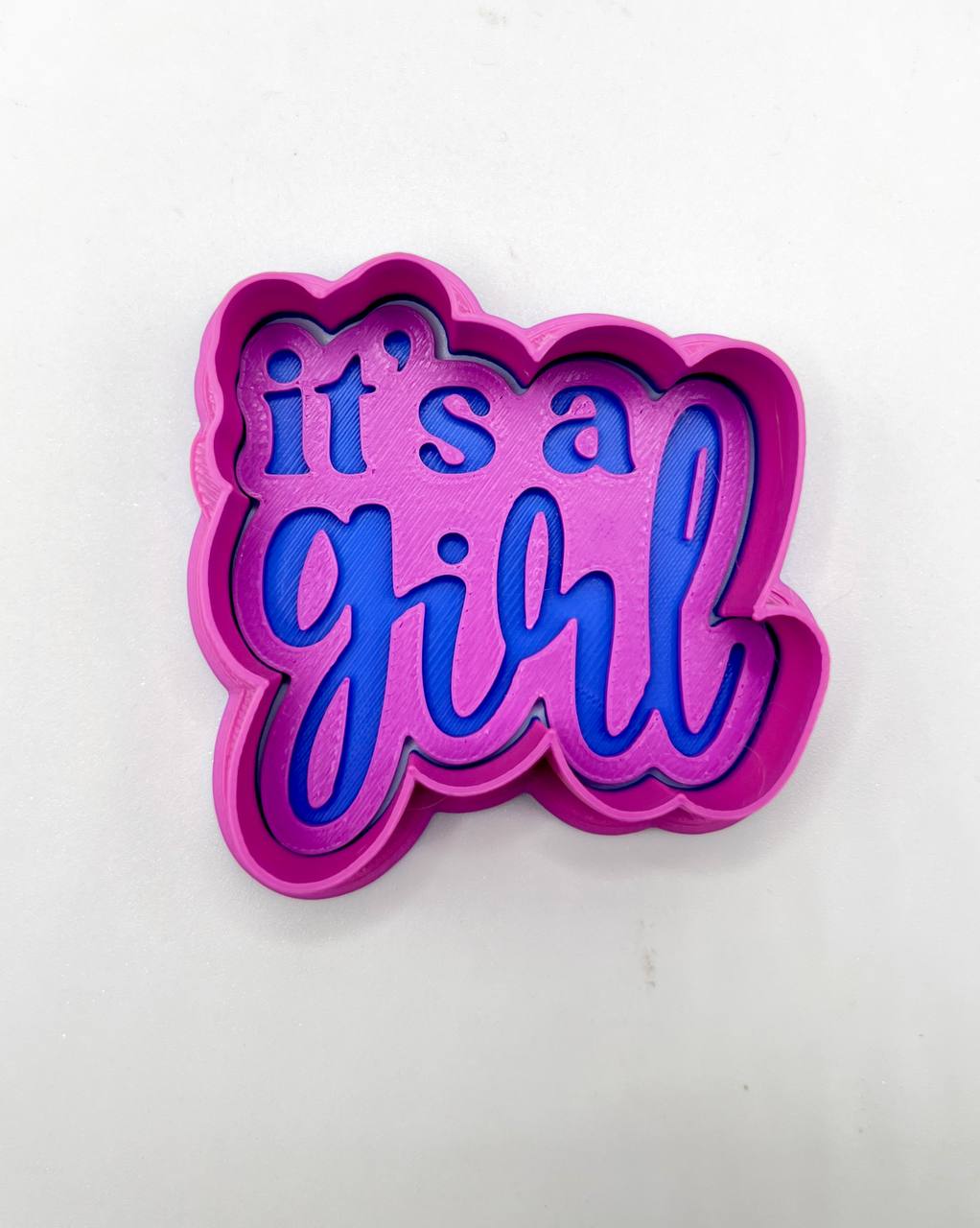 it's a girl cookie cutter+stamp