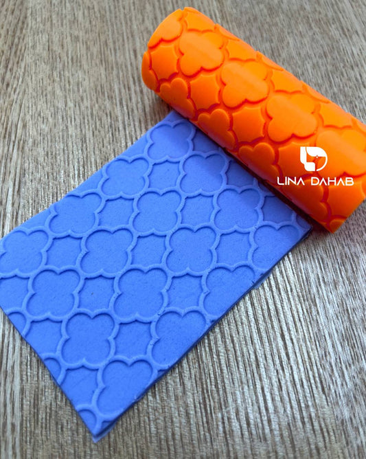 TEXTURE ROLLER FOR POLYMER CLAY AND FONDANT

رولة لعمل ملمس في عجينة السكر و البوليمر كلاي