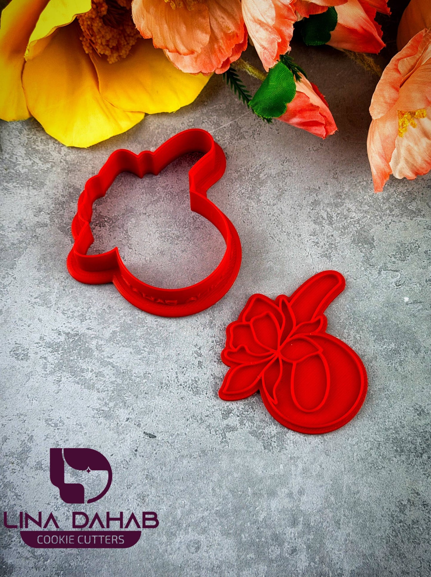 Number Six Cookie Cutter With Stamp