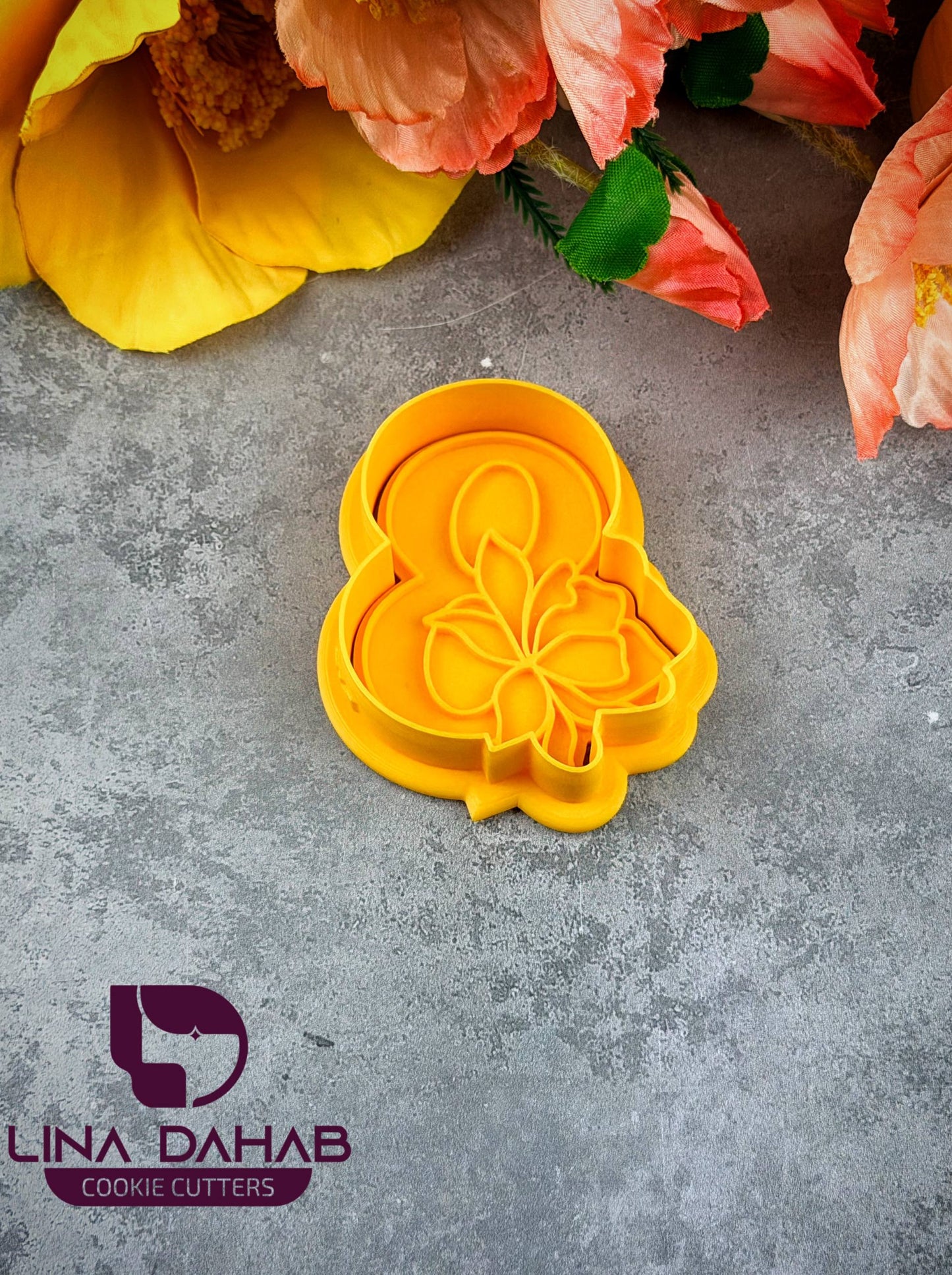 Number Seven Cookie Cutter With Stamp