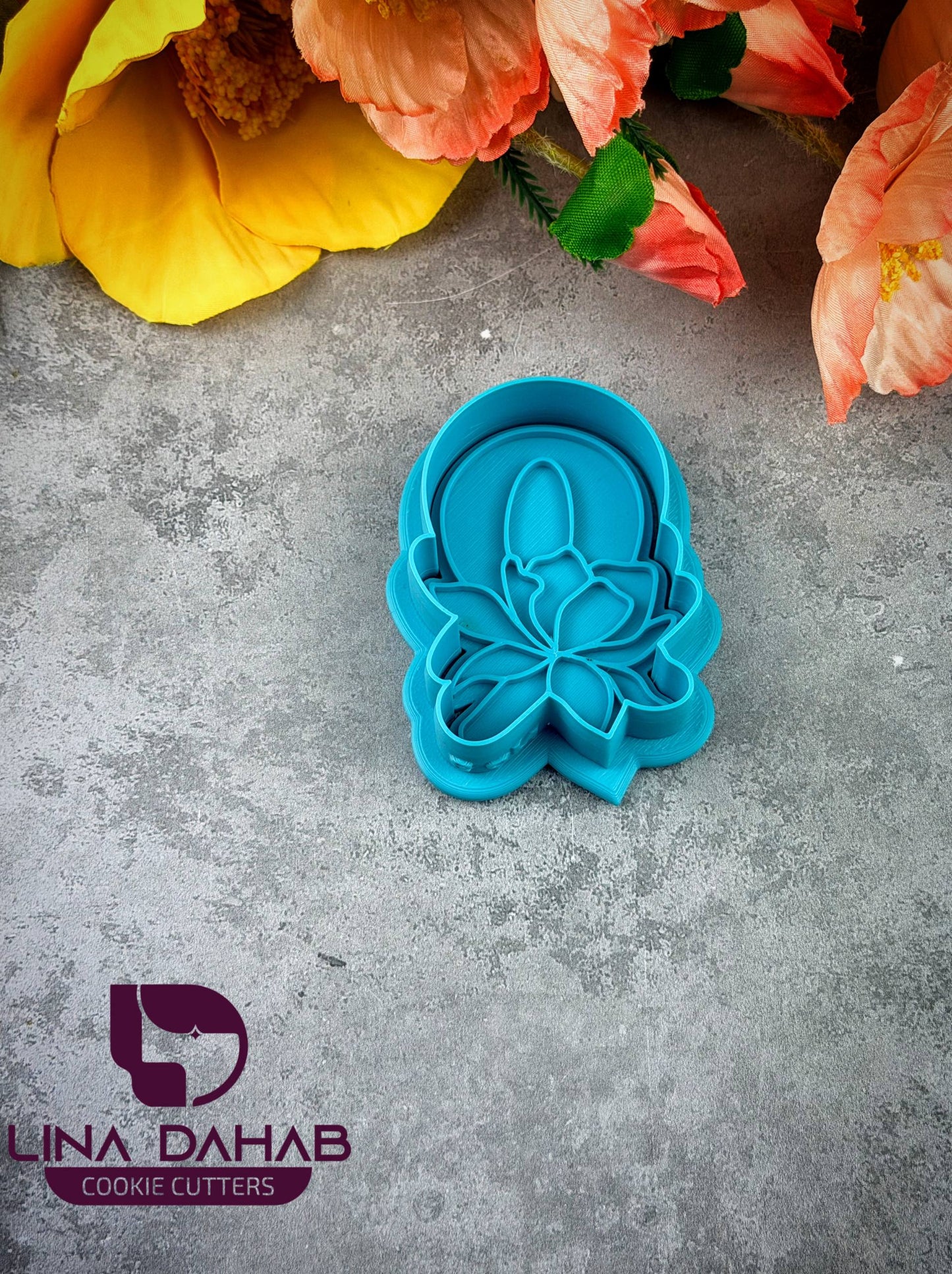 Number Seven Cookie Cutter With Stamp