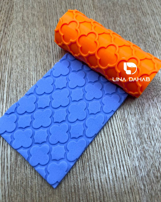 TEXTURE ROLLER FOR POLYMER CLAY AND FONDANT

رولة لعمل ملمس في عجينة السكر و البوليمر كلاي