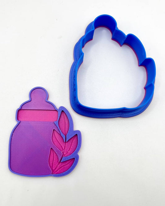 baby milk bottle cutter and stamp