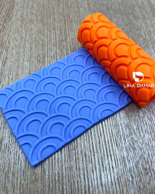 TEXTURE ROLLER FOR POLYMER CLAY AND FONDANT

رولة لعمل ملمس في عجينة السكر و البوليمر كلاي