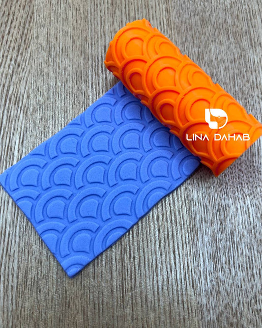 TEXTURE ROLLER FOR POLYMER CLAY AND FONDANT

رولة لعمل ملمس في عجينة السكر و البوليمر كلاي